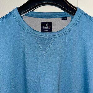 Johnnie-O Reilly Dri-Release Crewneck Sweatshirt – Men’s XL – Mid Blue